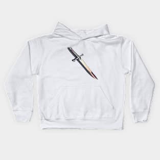 Sword Pastel shades Shadow Silhouette Anime Style Collection No. 357 Kids Hoodie